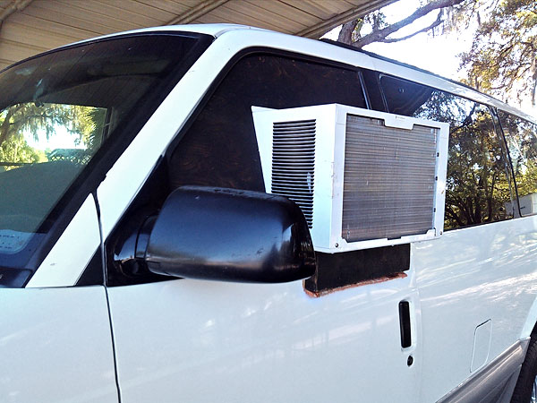 window ac in a van